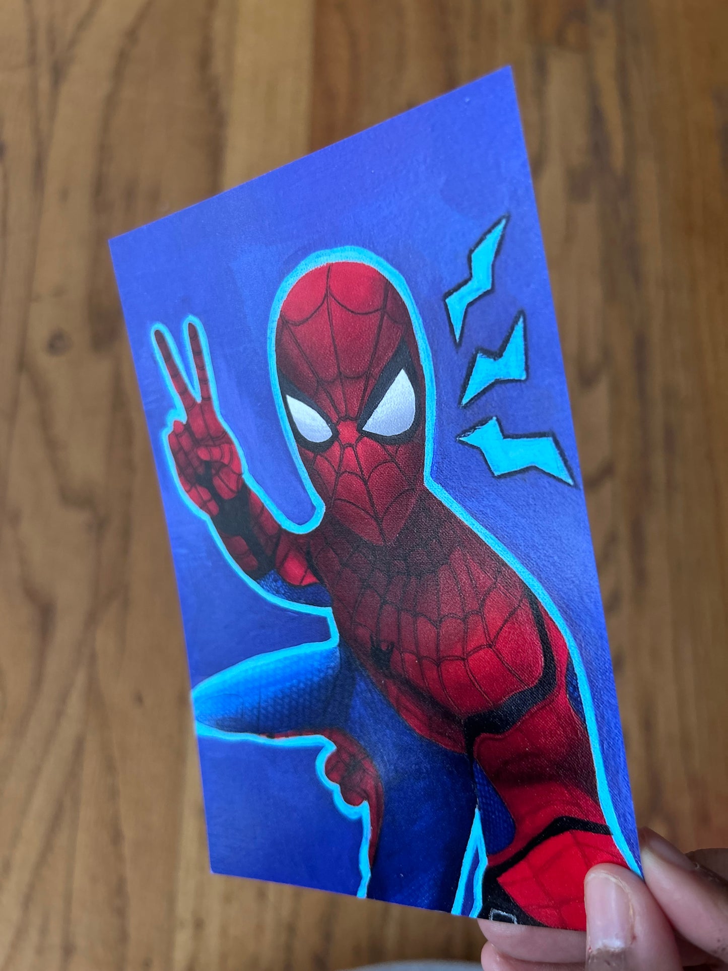 ¡Lámina artística de “Sentido arácnido”!