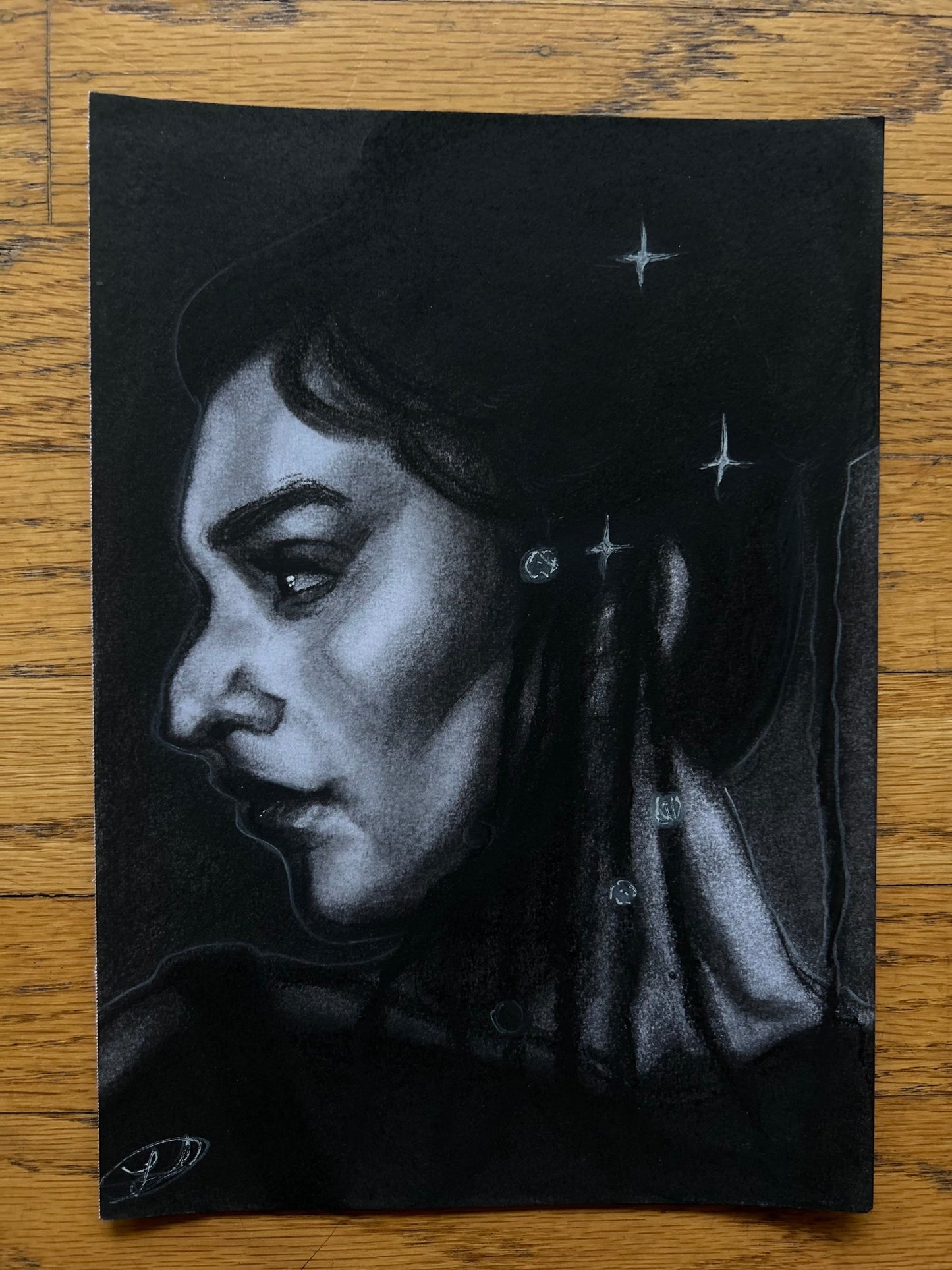 ¡“El Cuervo” al Carboncillo! (Obra original)