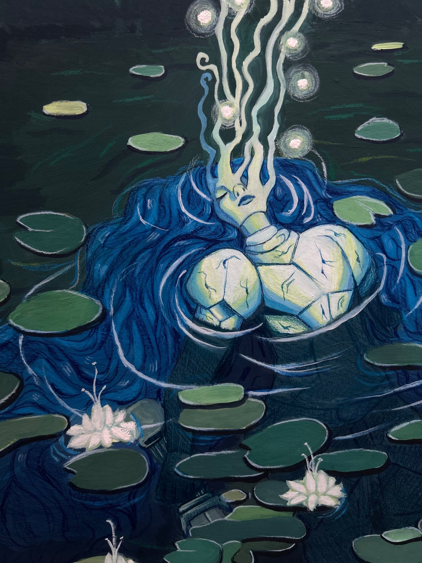 “A Knight Reborn” In Gouache! (ORIGINAL artwork)