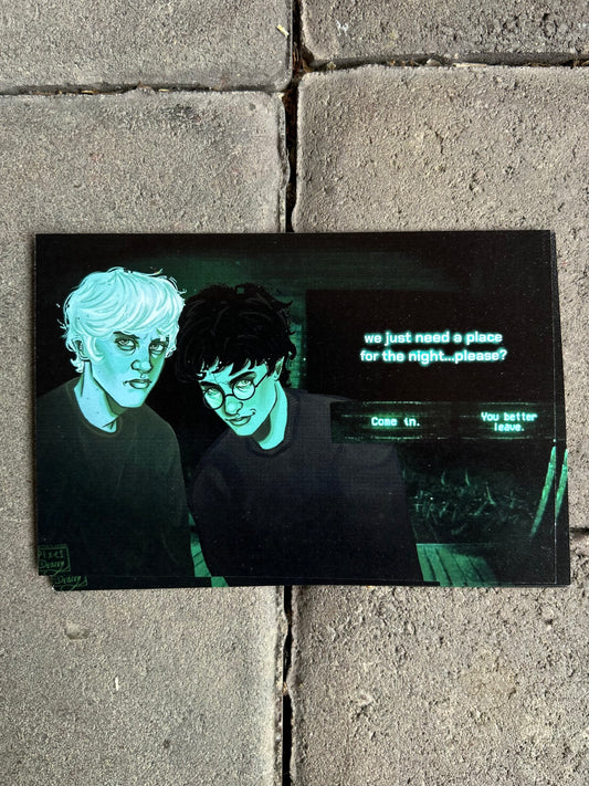 “Not A Human” Drarry Art Print!