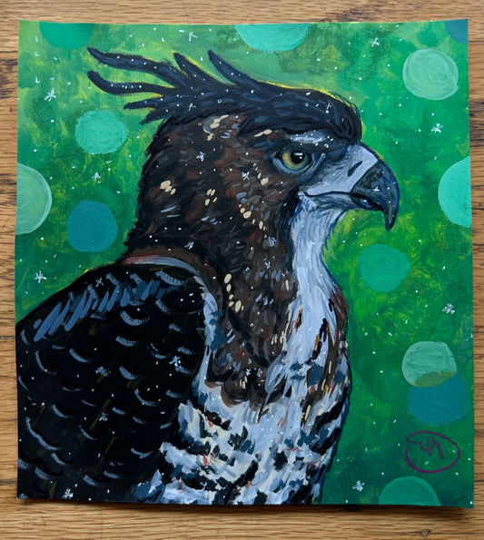 “Flared Courage” In Gouache! (ORIGINAL artwork)