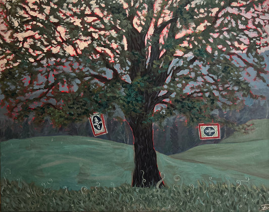 “My Mercy Prevails Over My Wrath” in Acrylic Paint! (ORIGINAL artwork)