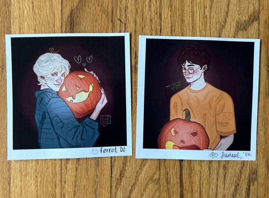 “Pumpkin Drarry” Art Print Set!