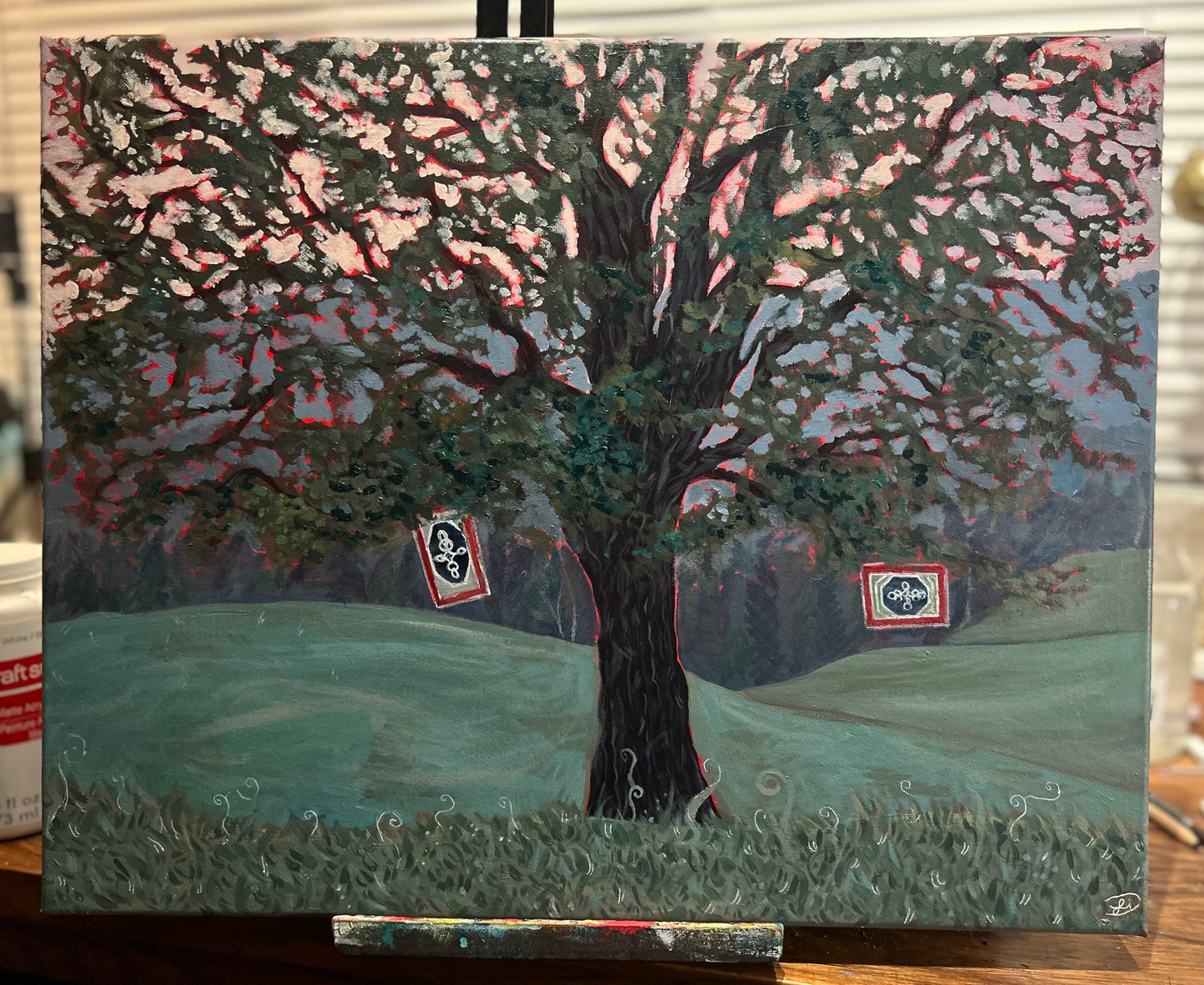 « Ma miséricorde l'emporte sur ma colère » à la peinture acrylique ! (Œuvre originale)