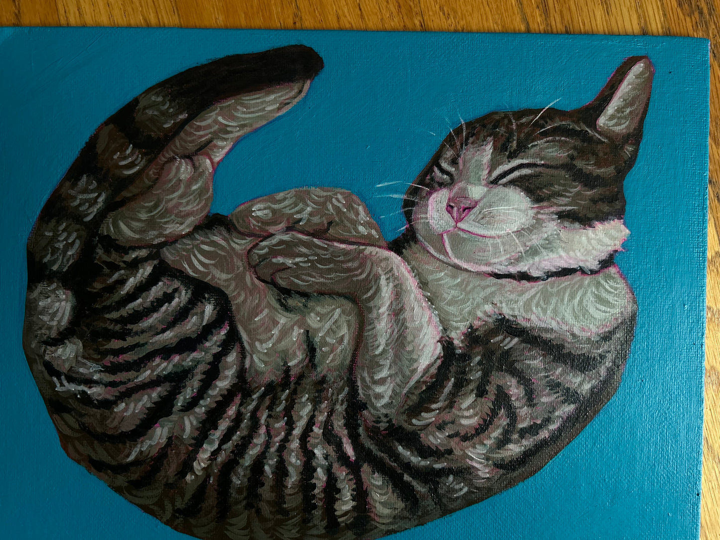 Cat Study in Acrylic Paint! (ORIGINAL artwork)