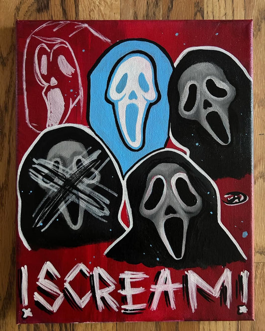 “(S)can You Scream?” in Acrylic Paint!